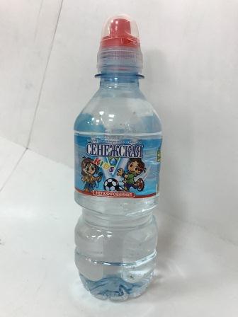 Вода минеральная питьевая природная столовая  ТМ "Сенежская kids" негазированная