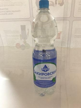 Вода природная питьевая первой категории негазированная ТМ "Бакировская"