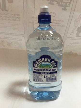 Вода питьевая первой категории  негазированная ТМ "Шишкин лес"